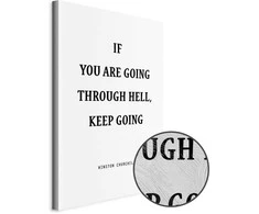 Artgeist Paveikslas - Power of Words (1-part) - Winston Churchill's Motivational Quote