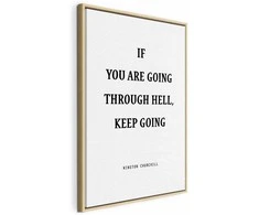 Artgeist Paveikslas - Power of Words (1-part) - Winston Churchill's Motivational Quote