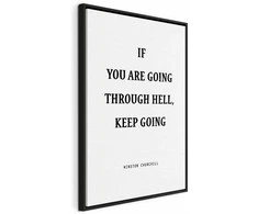 Artgeist Paveikslas - Power of Words (1-part) - Winston Churchill's Motivational Quote