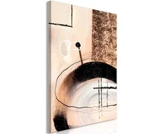 Artgeist Paveikslas - Art of Shapes (1-part) - Hand-Painted Abstract Artwork