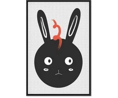 Artgeist Paveikslas - Rabbit Sees Everything (1 Part) Vertical