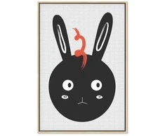 Artgeist Paveikslas - Rabbit Sees Everything (1 Part) Vertical