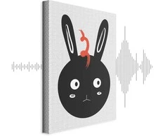 Artgeist Paveikslas - Rabbit Sees Everything (1 Part) Vertical