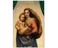 Artgeist Paveikslas - Raphael – Sistine Madonna (fragment)