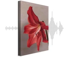 Artgeist Paveikslas - Raudona Flower (1 Part) Vertical