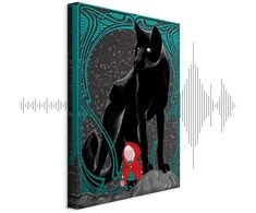 Artgeist Paveikslas - Raudona Riding Hood (1 Part) Vertical