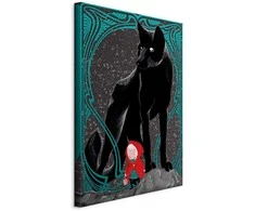 Artgeist Paveikslas - Raudona Riding Hood (1 Part) Vertical