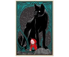 Artgeist Paveikslas - Raudona Riding Hood (1 Part) Vertical