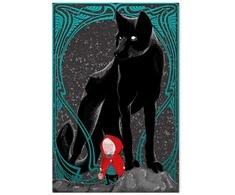 Artgeist Paveikslas - Raudona Riding Hood (1 Part) Vertical