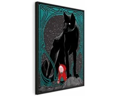 Artgeist Paveikslas - Raudona Riding Hood (1 Part) Vertical