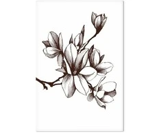 Artgeist Paveikslas - Renaissance Magnolias (1 Part) Vertical