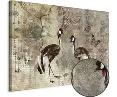 Artgeist Paveikslas - Retro Cranes (1 Part) Wide