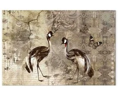 Artgeist Paveikslas - Retro Cranes (1 Part) Wide