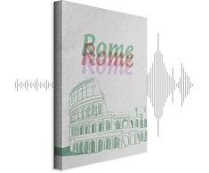 Artgeist Paveikslas - Rome in Watercolours (1 Part) Vertical