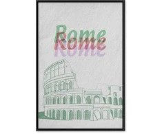 Artgeist Paveikslas - Rome in Watercolours (1 Part) Vertical
