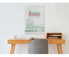Artgeist Paveikslas - Rome in Watercolours (1 Part) Vertical