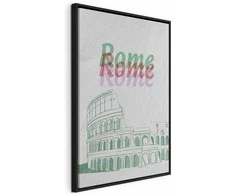 Artgeist Paveikslas - Rome in Watercolours (1 Part) Vertical