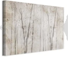 Artgeist Paveikslas - rusvai gelsvas Forest of Thoughts (1 Part) Wide