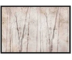 Artgeist Paveikslas - rusvai gelsvas Forest of Thoughts (1 Part) Wide