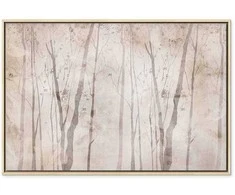 Artgeist Paveikslas - rusvai gelsvas Forest of Thoughts (1 Part) Wide