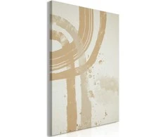 Artgeist Paveikslas - rusvai gelsvas Minimalism (1 Part) Vertical