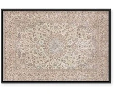 Artgeist Paveikslas - Sand carpet - worn Persian carpet with rich decorative motifs