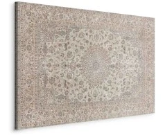 Artgeist Paveikslas - Sand carpet - worn Persian carpet with rich decorative motifs