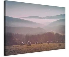 Artgeist Paveikslas - Sheep in Mountain Landscape (1-part) - Animals in Nature