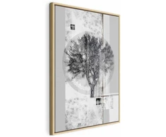 Artgeist Paveikslas - Sidabrinis Tree (1 Part) Vertical