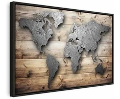 Artgeist Paveikslas - Sidabrinis World