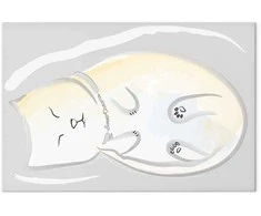Artgeist Paveikslas - Sleepy Kitty (1 Part) Vertical