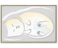 Artgeist Paveikslas - Sleepy Kitty (1 Part) Vertical