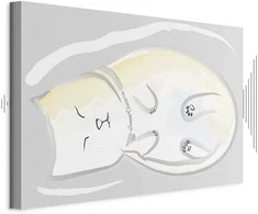 Artgeist Paveikslas - Sleepy Kitty (1 Part) Vertical