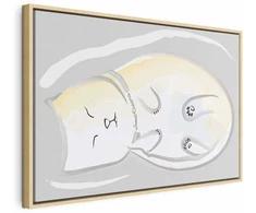 Artgeist Paveikslas - Sleepy Kitty (1 Part) Vertical