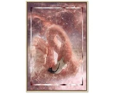 Artgeist Paveikslas - Space Flamingo (1 Part) Vertical