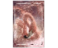 Artgeist Paveikslas - Space Flamingo (1 Part) Vertical