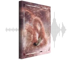 Artgeist Paveikslas - Space Flamingo (1 Part) Vertical