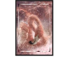 Artgeist Paveikslas - Space Flamingo (1 Part) Vertical