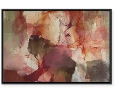 Artgeist Paveikslas - Spring composition – transparencies and forms in watercolor style