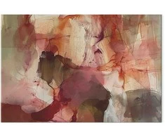 Artgeist Paveikslas - Spring composition – transparencies and forms in watercolor style