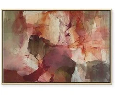 Artgeist Paveikslas - Spring composition – transparencies and forms in watercolor style