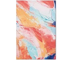 Artgeist Paveikslas - Spring Shades - A Colorful Mix of Warm and Cool Tones on Canvas