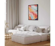 Artgeist Paveikslas - Spring Shades - A Colorful Mix of Warm and Cool Tones on Canvas