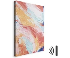 Artgeist Paveikslas - Spring Shades - A Colorful Mix of Warm and Cool Tones on Canvas