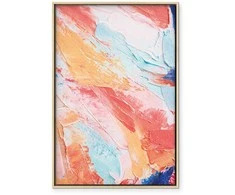 Artgeist Paveikslas - Spring Shades - A Colorful Mix of Warm and Cool Tones on Canvas
