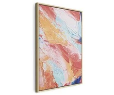 Artgeist Paveikslas - Spring Shades - A Colorful Mix of Warm and Cool Tones on Canvas