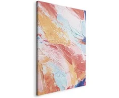 Artgeist Paveikslas - Spring Shades - A Colorful Mix of Warm and Cool Tones on Canvas