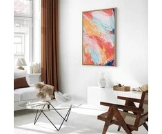 Artgeist Paveikslas - Spring Shades - A Colorful Mix of Warm and Cool Tones on Canvas