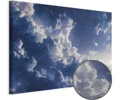 Artgeist Paveikslas - Starry Clouds and Delicate Light Over a Corner of the Sky