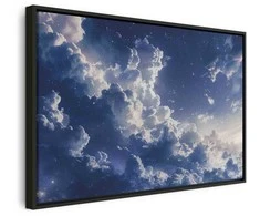 Artgeist Paveikslas - Starry Clouds and Delicate Light Over a Corner of the Sky